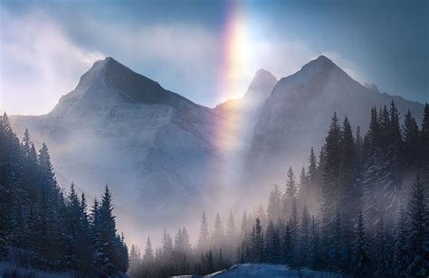 Magical ice and rainbows